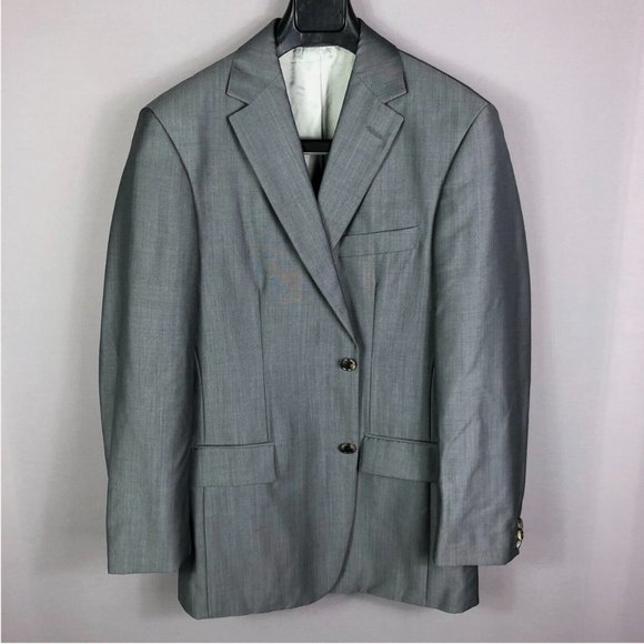 Hugo Boss Gray Guabella Wool And Mohair Suit JACKET ONLY Size 38R $645